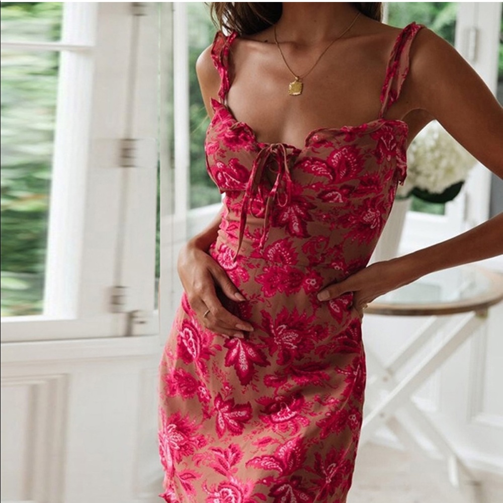 🌺 Cute Floral Mini Summer Dress